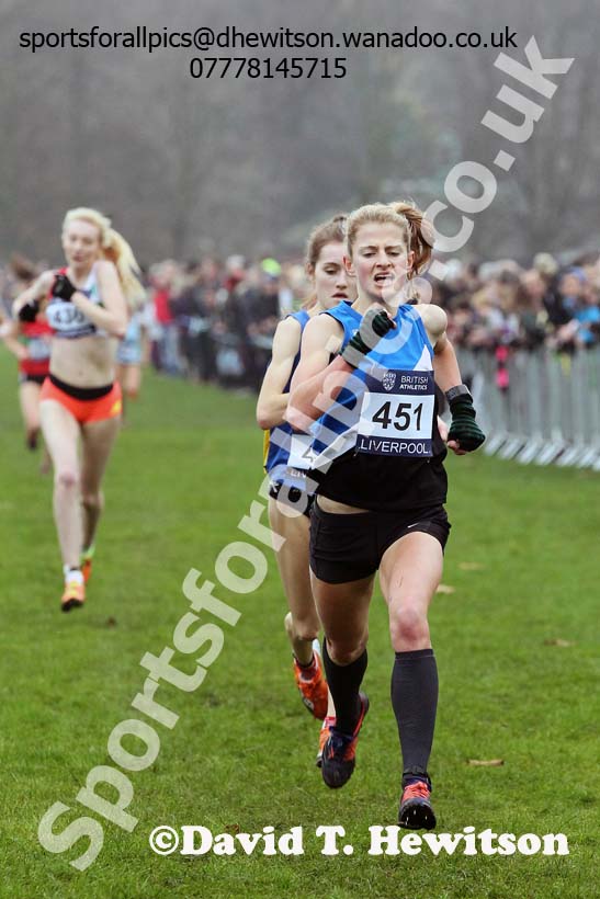 Women's under-17s and under-20s European Cross Country Trials, Sefton Park, Liverpool. Photo: David T. Hewitson/Sports for All Pics